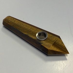 Tiger’s Eye Healing Crystal Smoking 4.25”
 (2.7 oz)